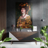 Klimt Brushed Aluminum Dibond Wall Art.